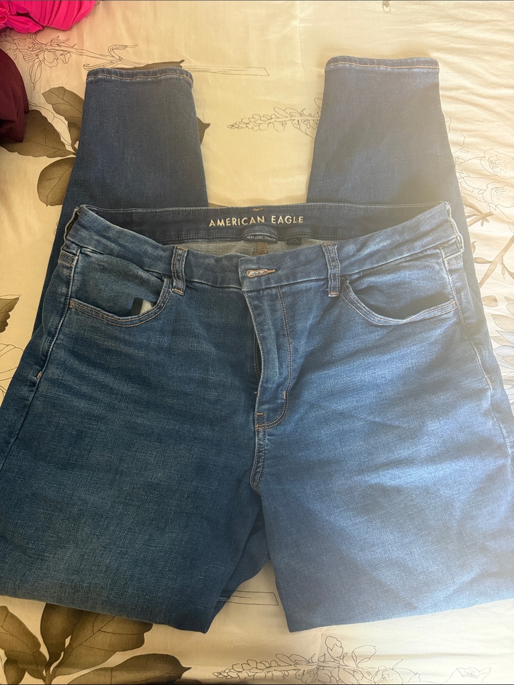 American Eagle Outfitters Dark Blue Skinny Jeans